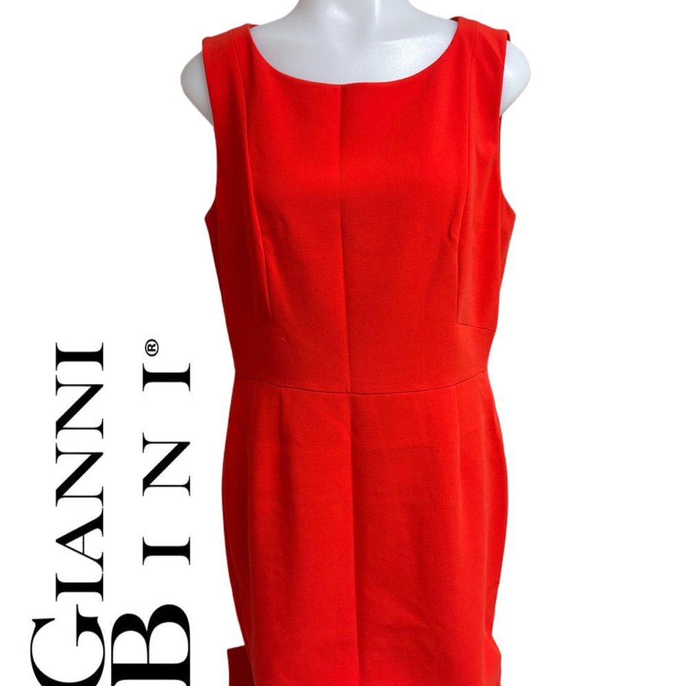 Gianni Bini Red Sleeveless Sheath Mini Dress